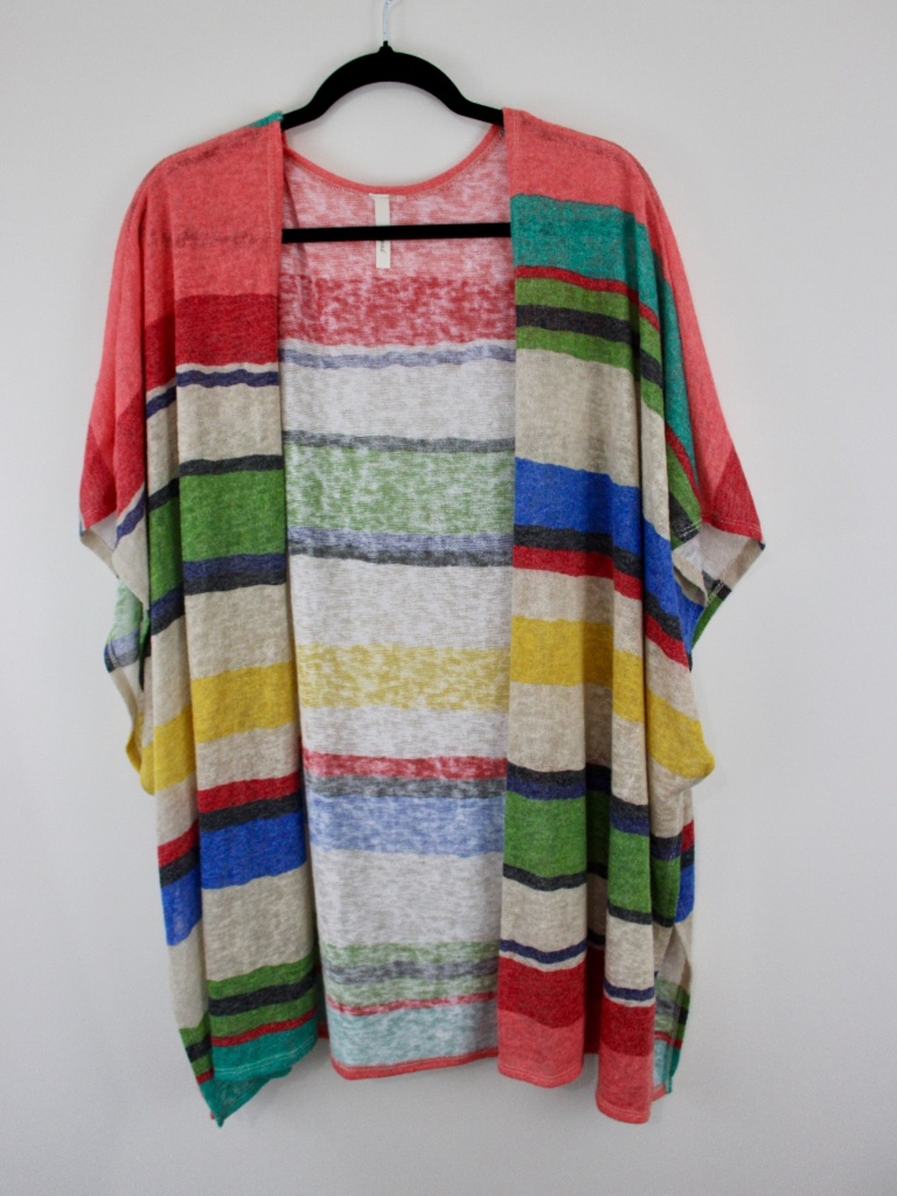 Lilypad Multicolor Striped Kimono Cardigan